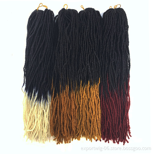 Micro Locs Sister Locs Synthetic Crochet Hair Extension Jumbo Braids Dreadlock Extensions Curly Braid Hair